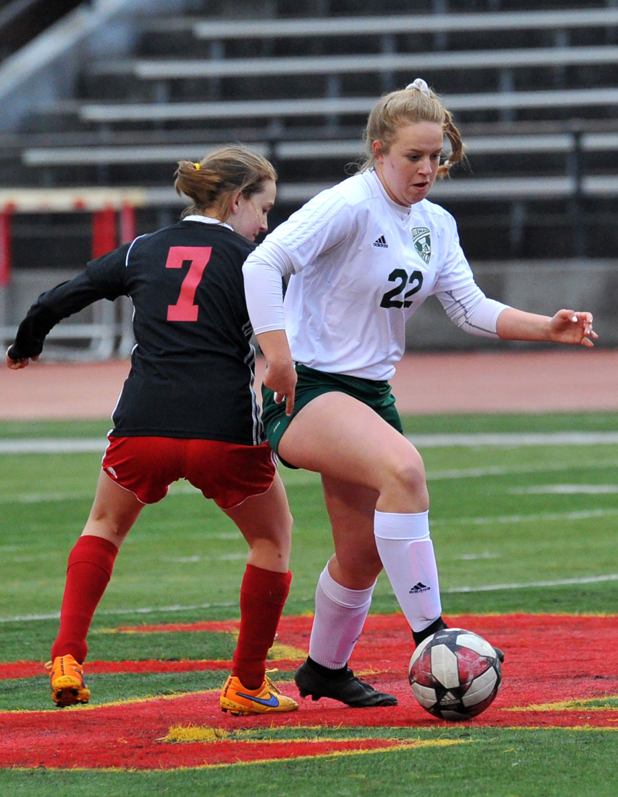 Alleman vs Rock Island girls soccer